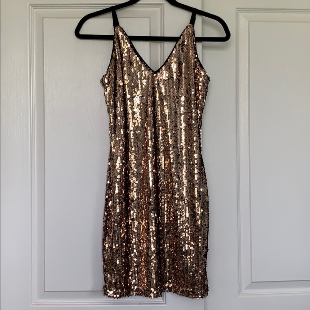 Sequin mini dress